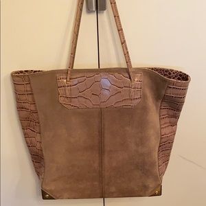 Alexander Wang Suede Tote with Hardware Trim